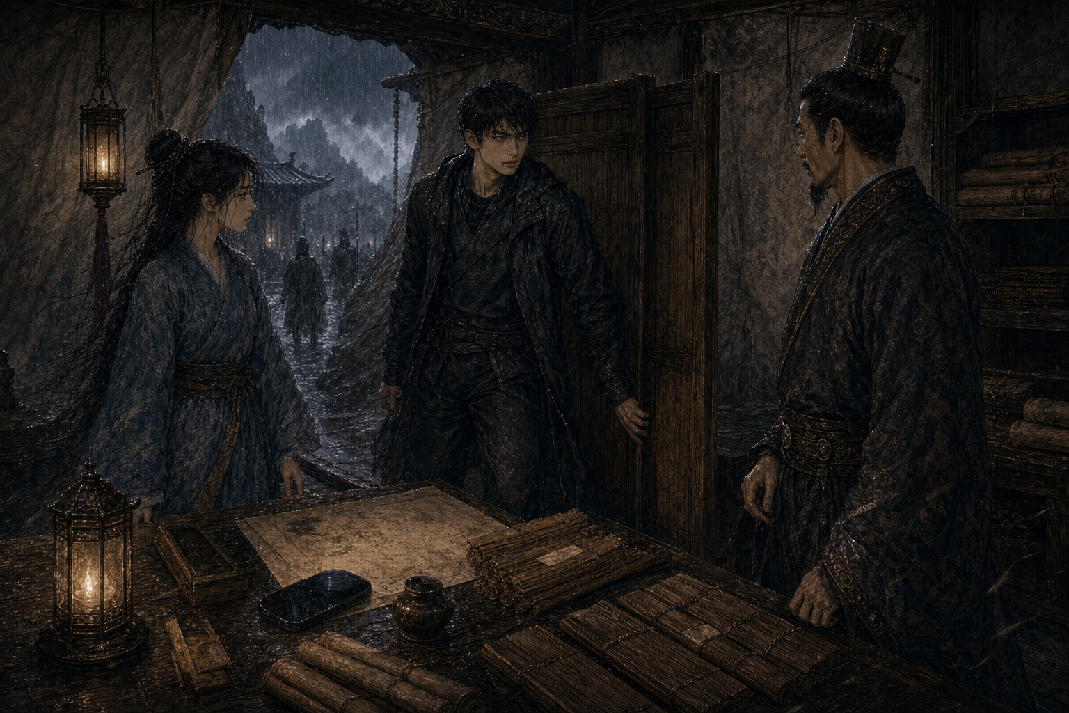 第一卷 第 1 章：泰山雨夜 三、雨中来客 第 1 张配图