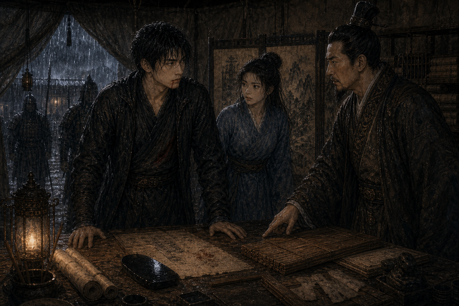 第一卷 第 1 章：泰山雨夜 三、雨中来客 第 2 张配图