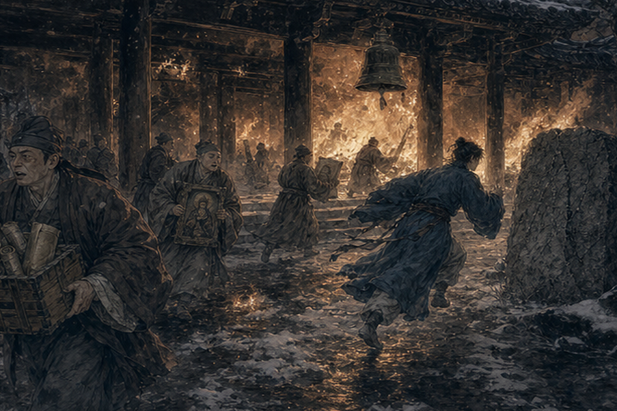第二卷 第 1 章：碧霞祠火 二、救，还是不救 第 1 张配图