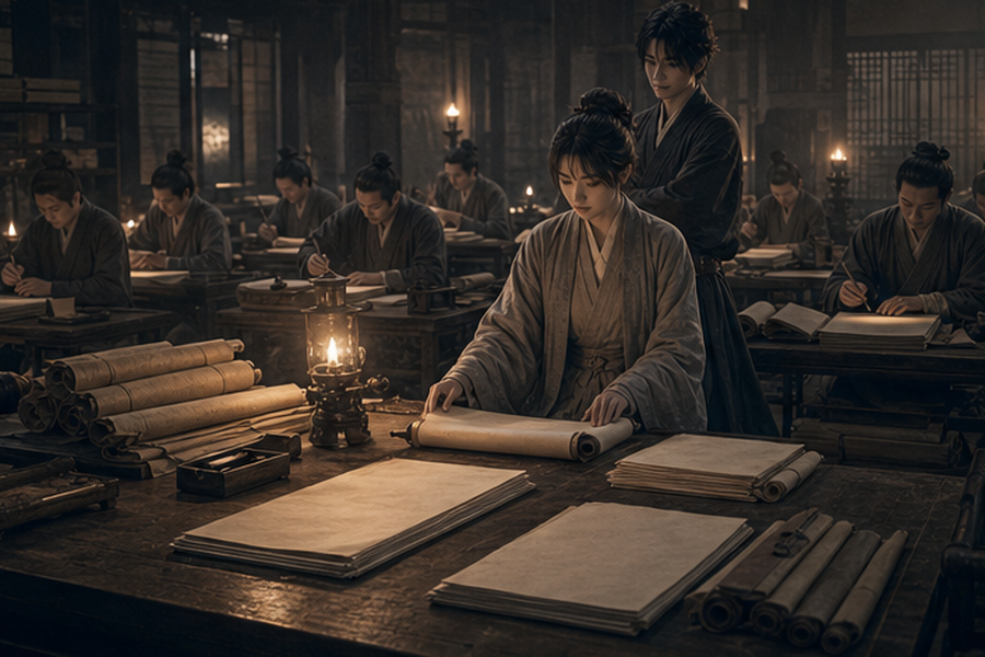 第三卷 第 7 章：经卷过手 一、寺舍抄经 第 1 张配图