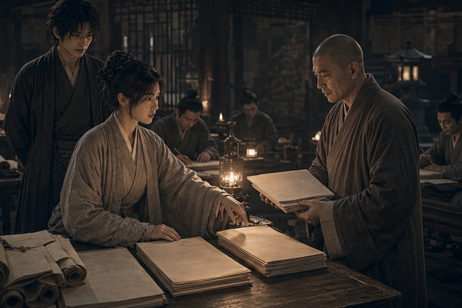 第三卷 第 7 章：经卷过手 一、寺舍抄经 第 2 张配图